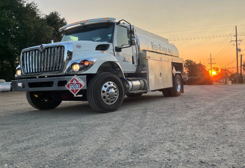 Red River Oil Company's bulk fuel truck in Idabel, OK